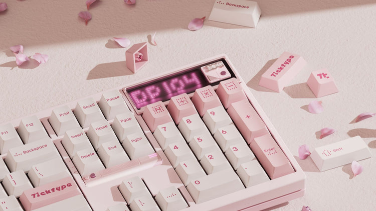 Ticktype DP104 Aluminum Wireless Keyboard MKTJU01MRO |77366|