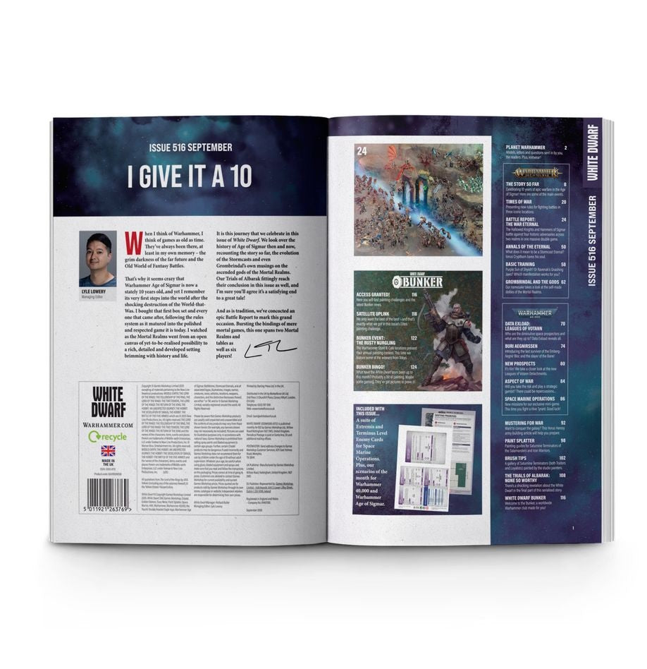 Warhammer White Dwarf Magazine Issue 516 (Sep 25) MK4QYD9P4Z |77290|