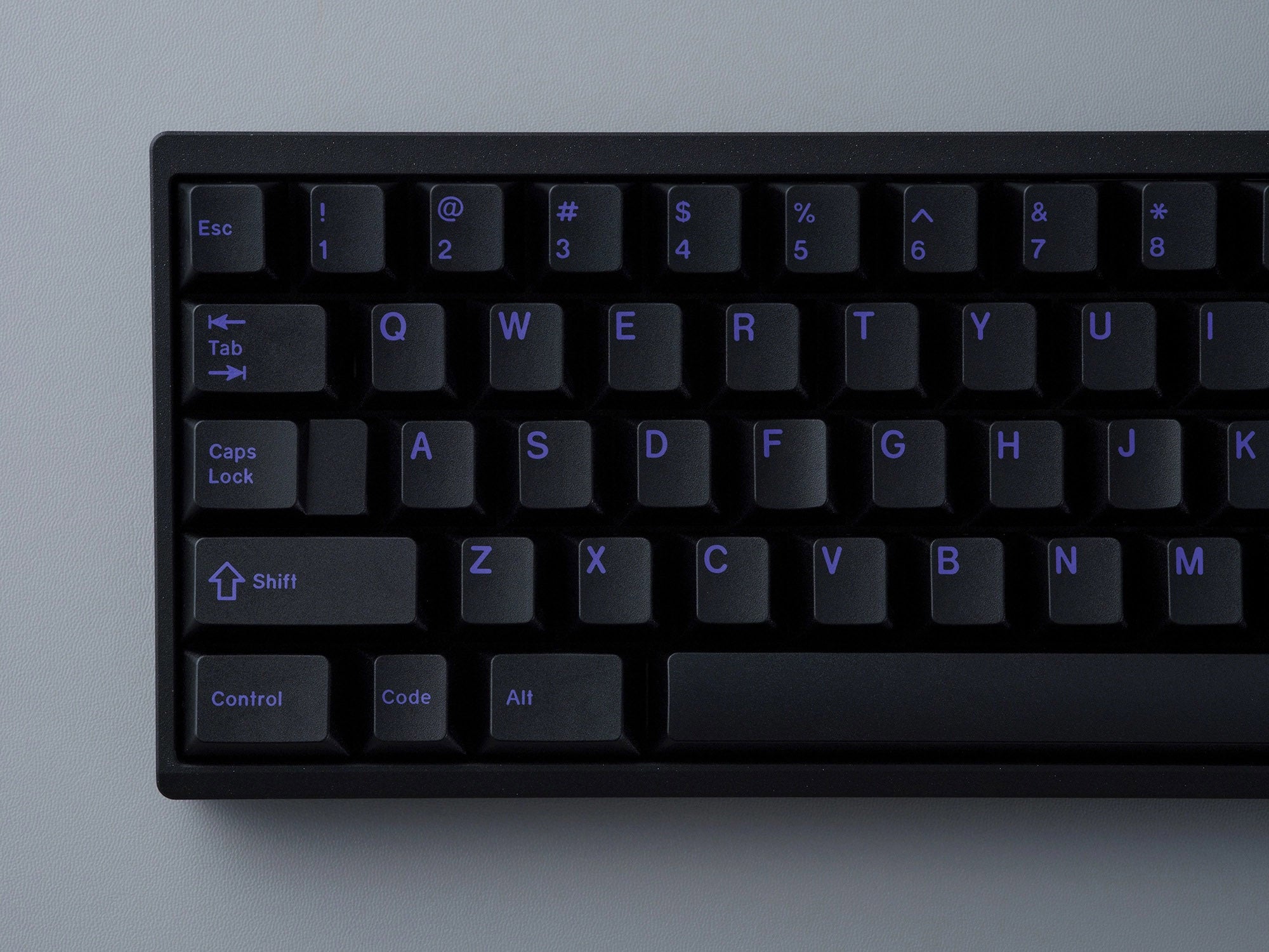 GMK x Glarses Purple on Black (POB) * CYL Profile Double Shot ABS Keycap Set MK6O1P1MZC |77301|
