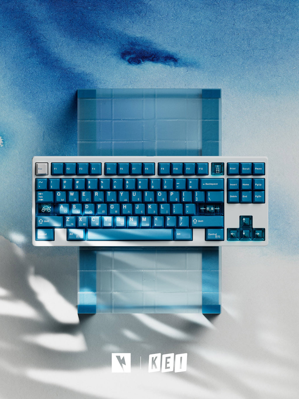 Key Kobo Soju Blue Cherry Profile Double Shot ABS Keycap Set ...