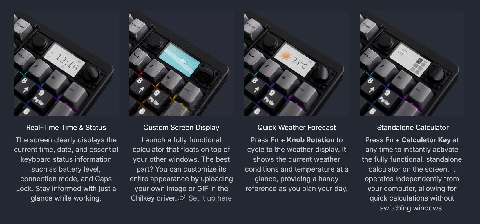 Chilkey ND104 CNC Aluminum Hotswap Wireless RGB Keyboard MKY5EJM5XC |77537|