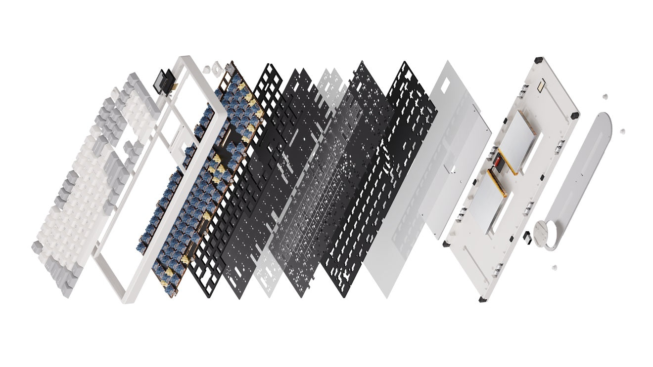 Chilkey ND104 CNC Aluminum Hotswap Wireless RGB Keyboard MKY5EJM5XC |77533|