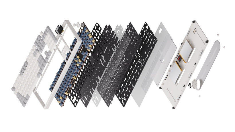 Chilkey ND104 CNC Aluminum Hotswap Wireless RGB Keyboard MKY5EJM5XC |77533|