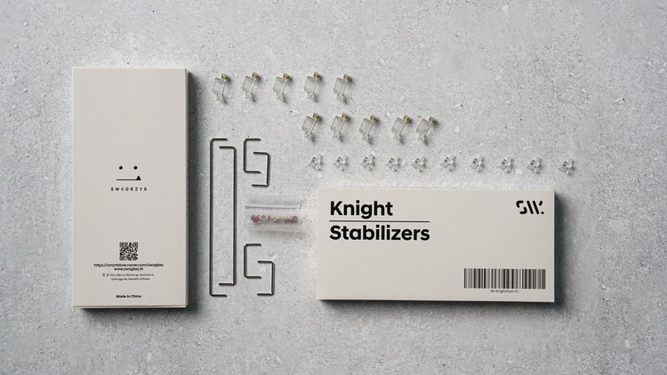 Swagkeys Knight V4 PCB Mount Screw-in Stabilizers TKL Kit MKTRKHQSKN |77622|