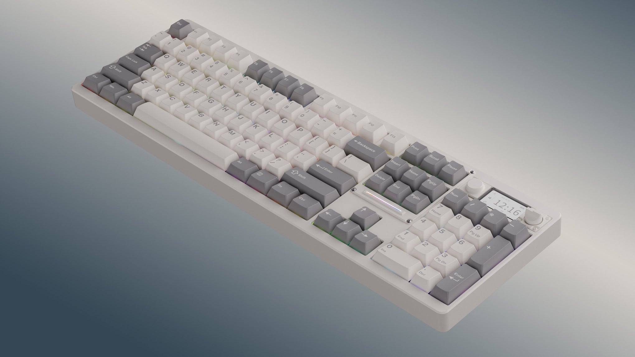 Chilkey ND104 CNC Aluminum Hotswap Wireless RGB Keyboard MKY5EJM5XC |77518|