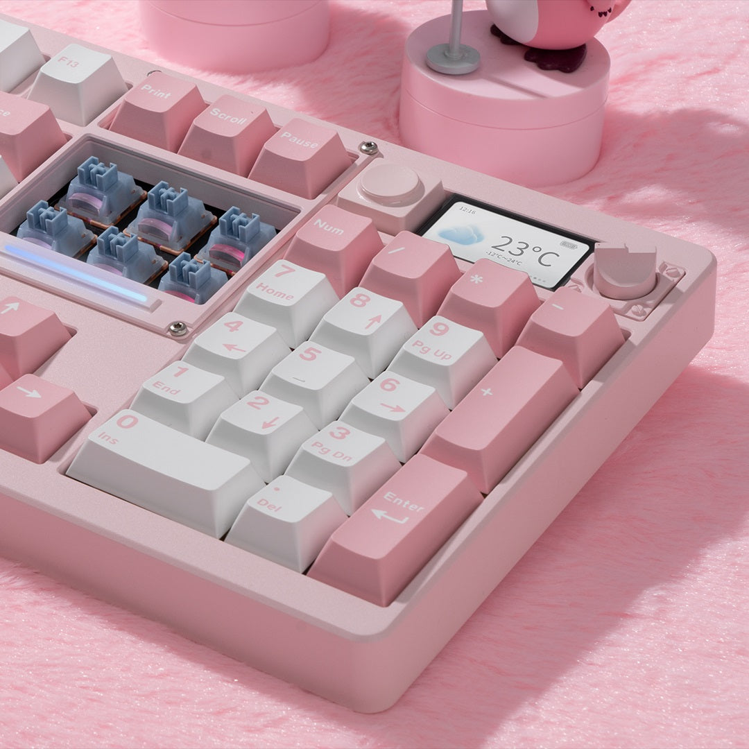 Chilkey ND104 CNC Aluminum Hotswap Wireless RGB Keyboard MKY5EJM5XC |77510|