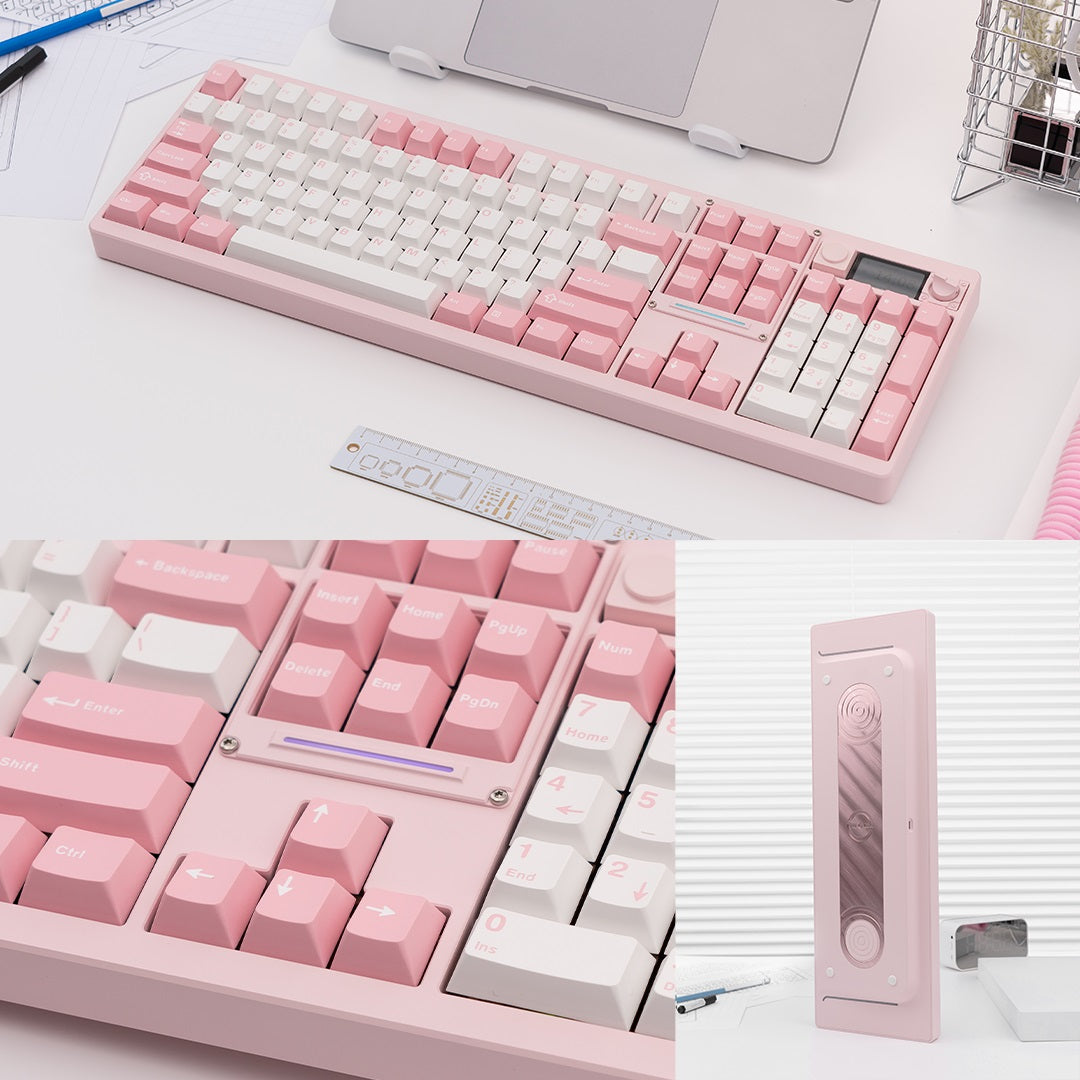 Chilkey ND104 CNC Aluminum Hotswap Wireless RGB Keyboard MKY5EJM5XC |77509|