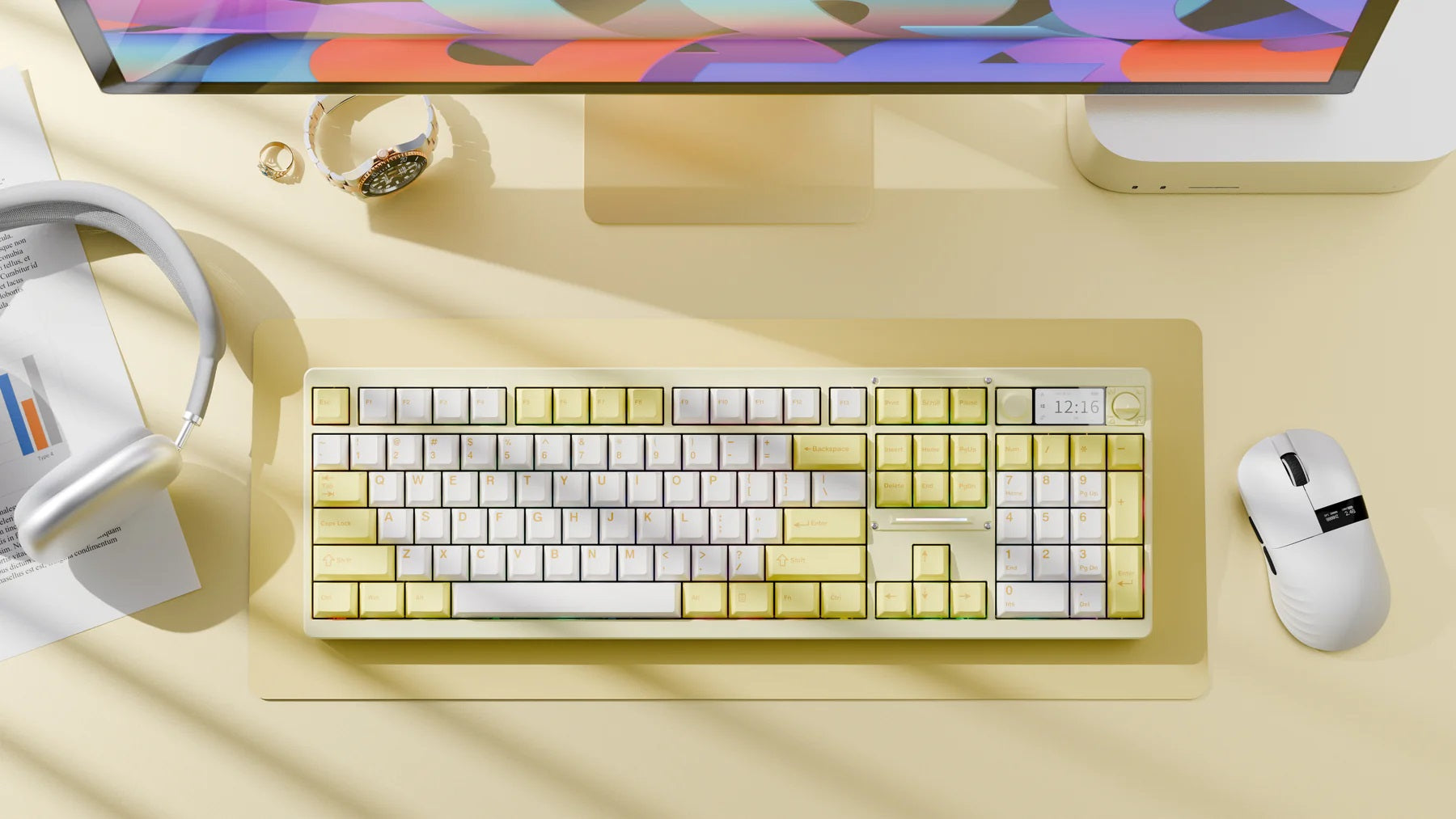Chilkey ND104 CNC Aluminum Hotswap Wireless RGB Keyboard