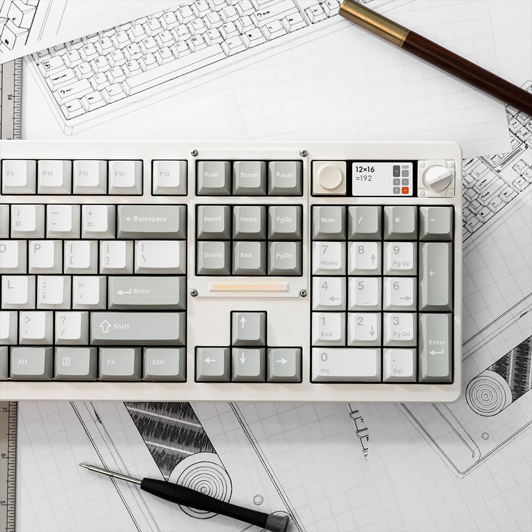 Chilkey ND104 CNC Aluminum Hotswap Wireless RGB Keyboard MKY5EJM5XC |77497|