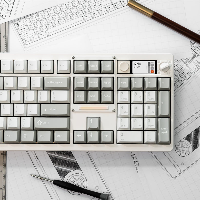 Chilkey ND104 CNC Aluminum Hotswap Wireless RGB Keyboard MKY5EJM5XC |77497|