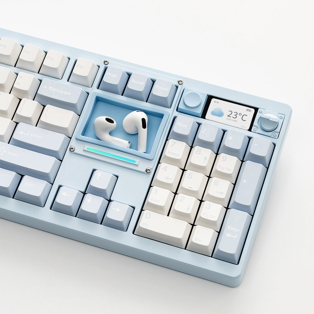 Chilkey ND104 CNC Aluminum Hotswap Wireless RGB Keyboard MKY5EJM5XC |78904|