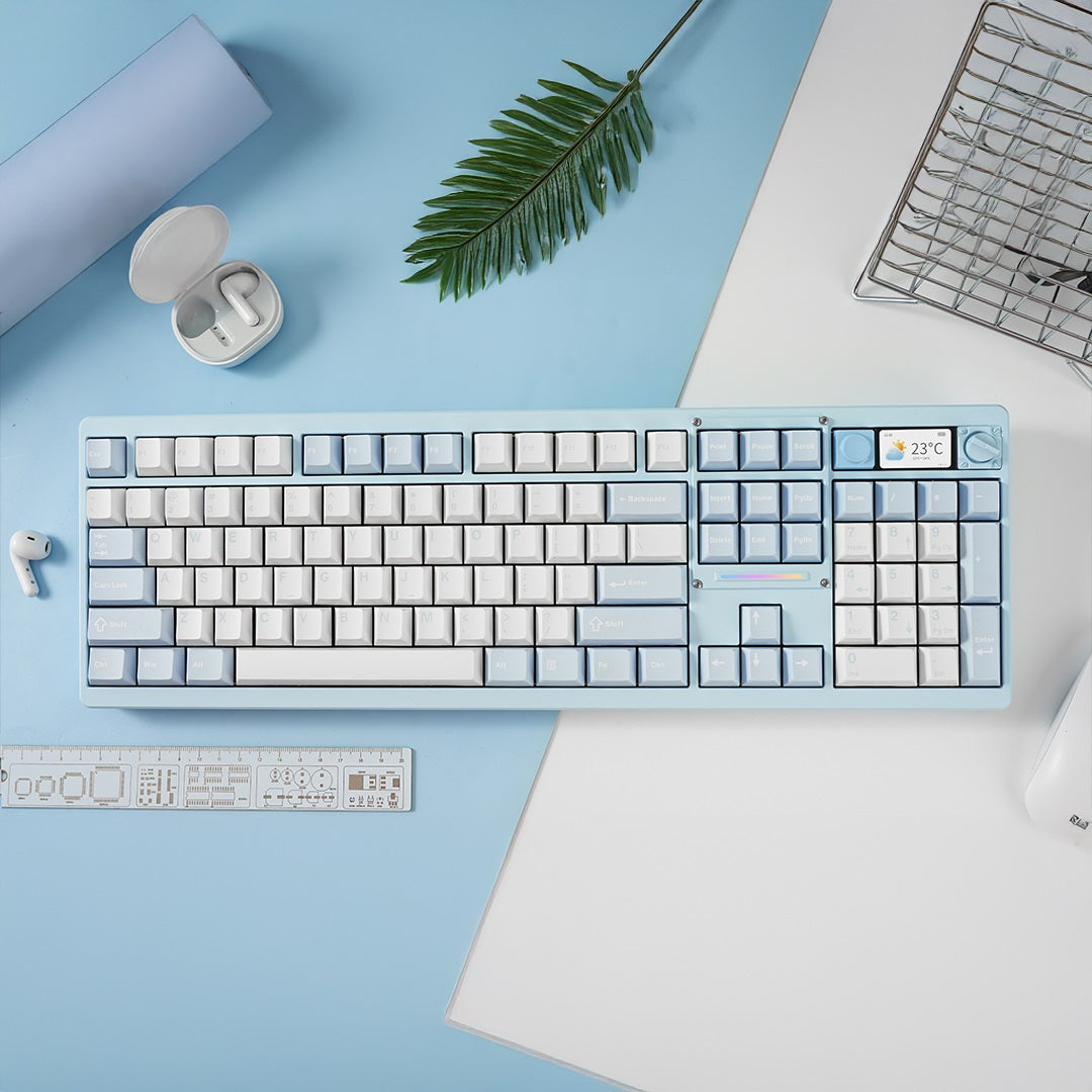 Chilkey ND104 CNC Aluminum Hotswap Wireless RGB Keyboard MKY5EJM5XC |77513|