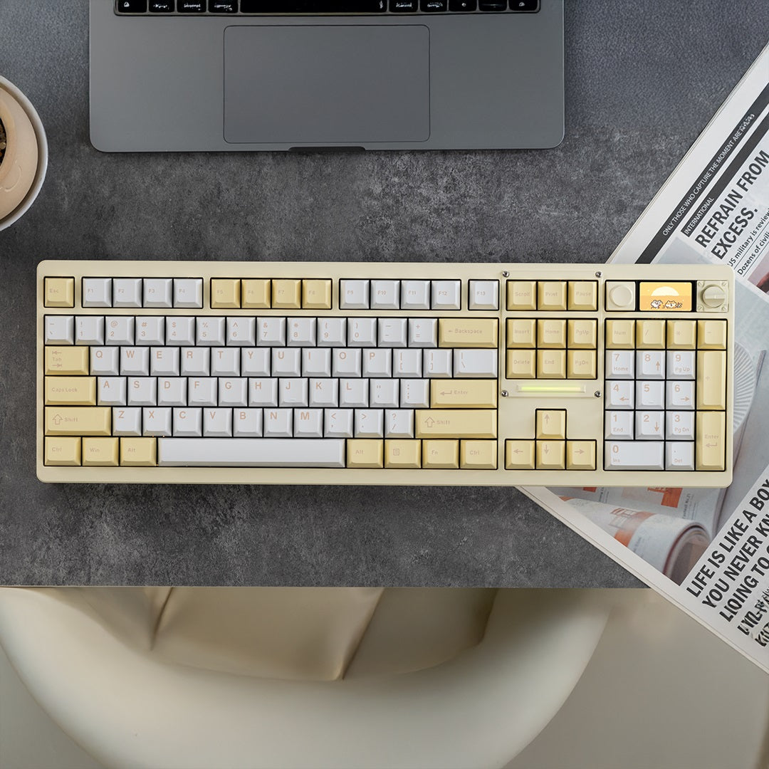 Chilkey ND104 CNC Aluminum Hotswap Wireless RGB Keyboard MKY5EJM5XC |77488|