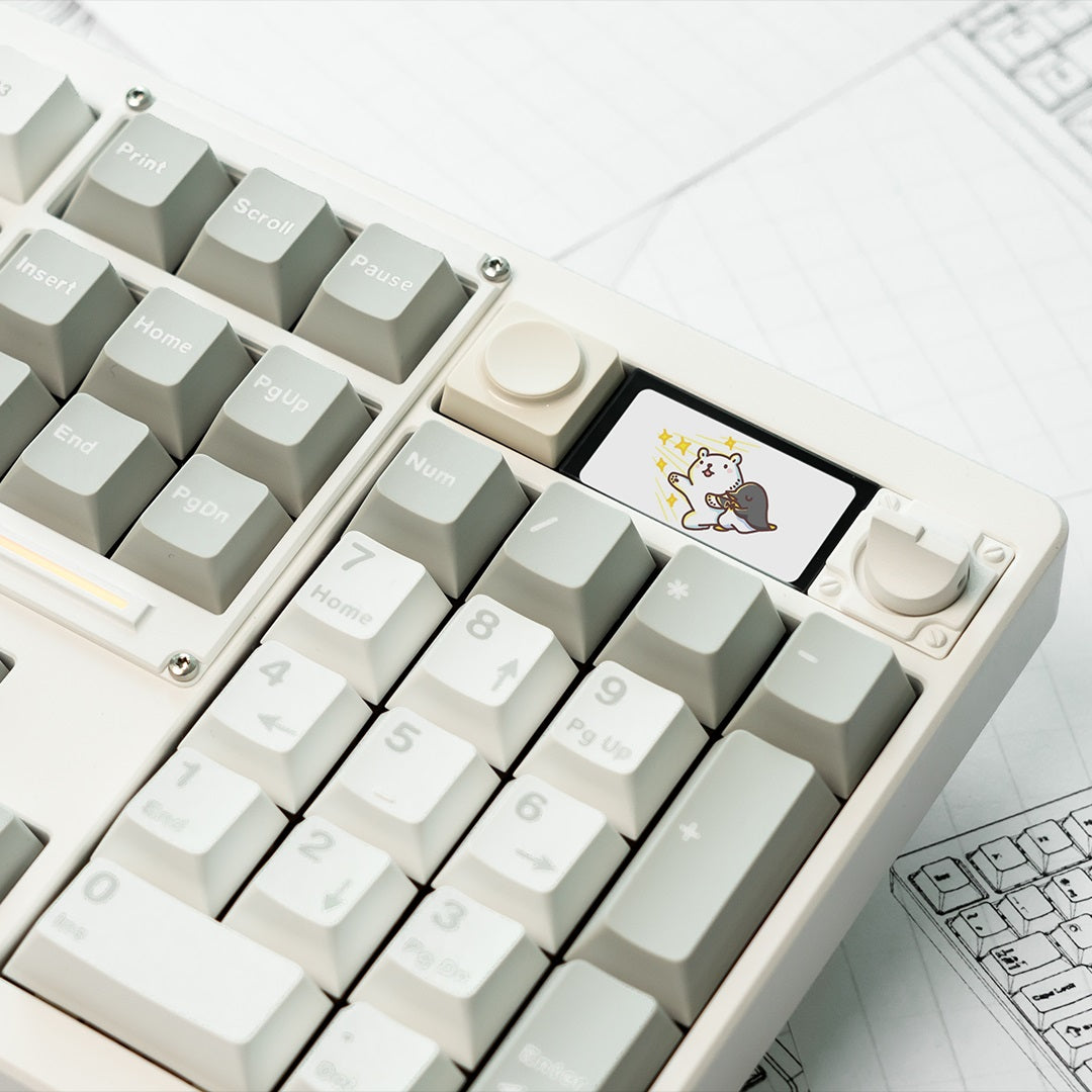 Chilkey ND104 CNC Aluminum Hotswap Wireless RGB Keyboard MKY5EJM5XC |77477|