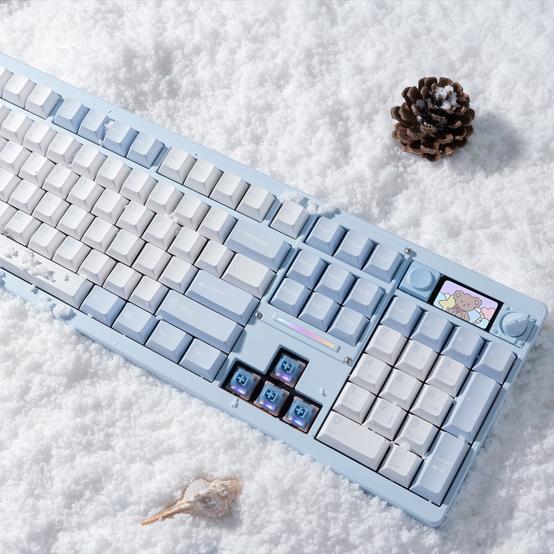 Chilkey ND104 CNC Aluminum Hotswap Wireless RGB Keyboard MKY5EJM5XC |77472|
