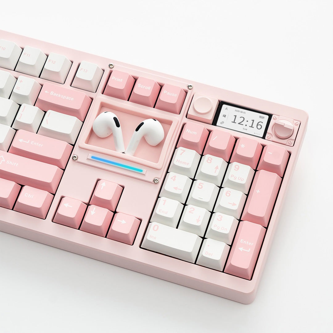 Chilkey ND104 CNC Aluminum Hotswap Wireless RGB Keyboard MKY5EJM5XC |77463|
