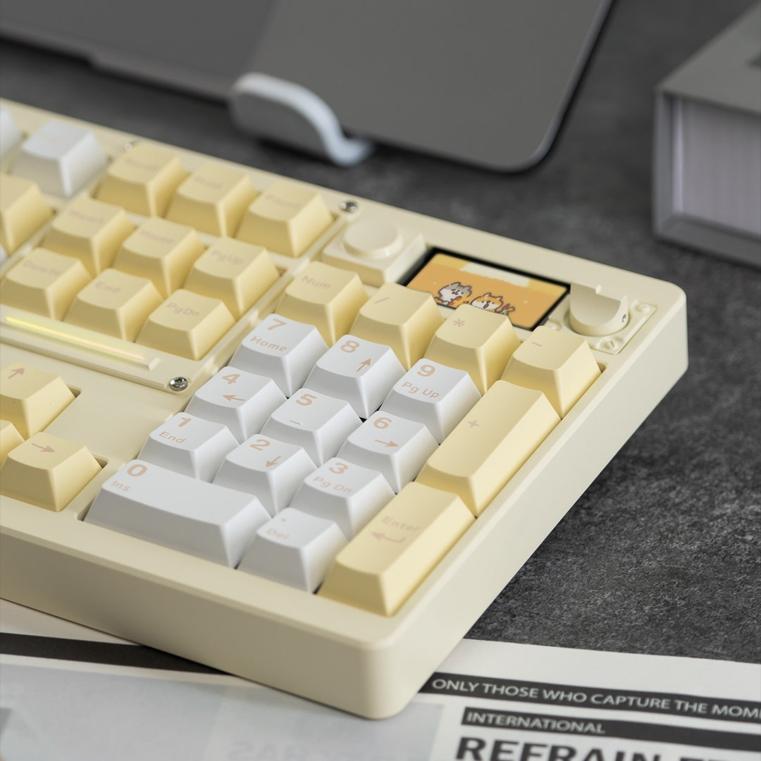 Chilkey ND104 CNC Aluminum Hotswap Wireless RGB Keyboard MKY5EJM5XC |77457|