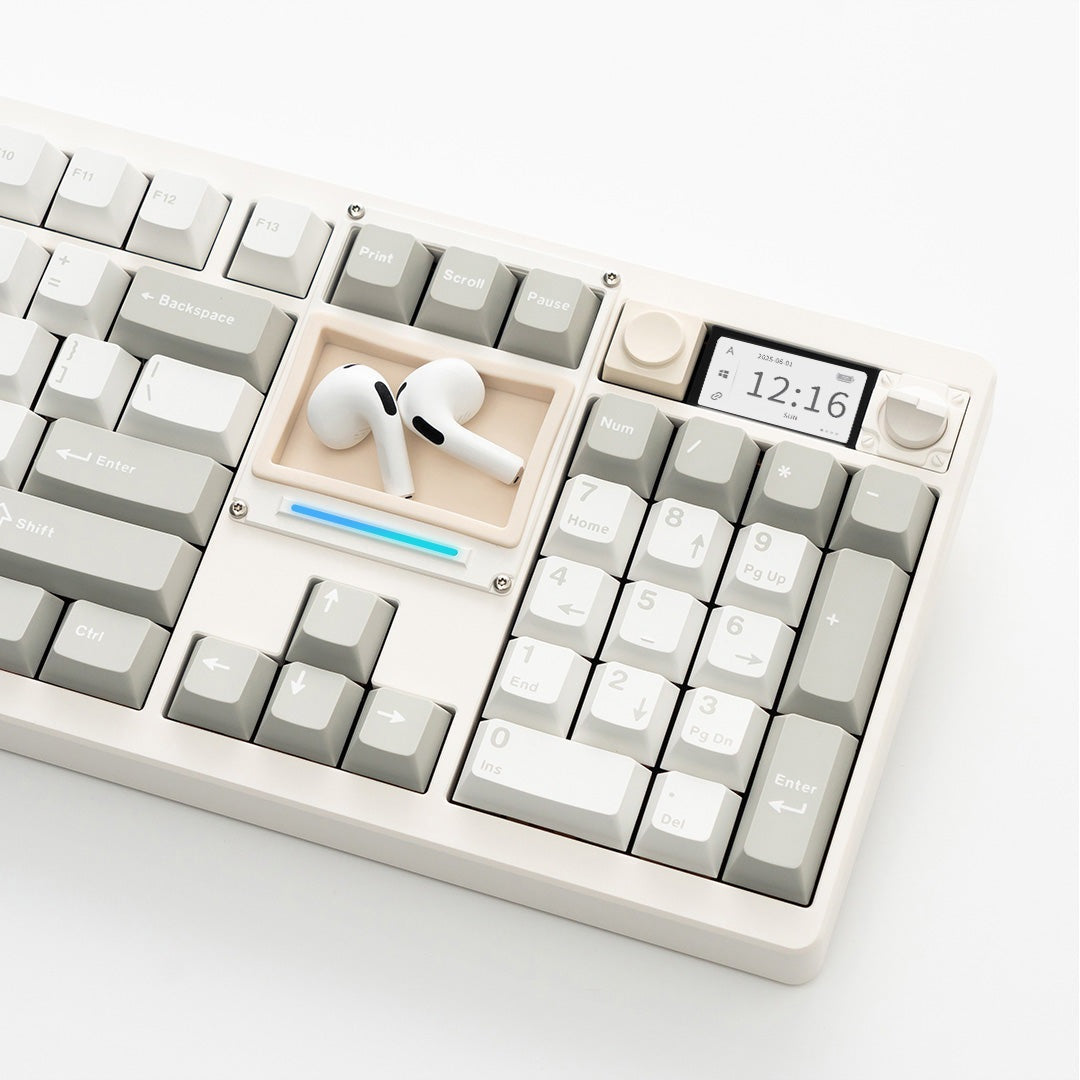 Chilkey ND104 CNC Aluminum Hotswap Wireless RGB Keyboard MKY5EJM5XC |77429|