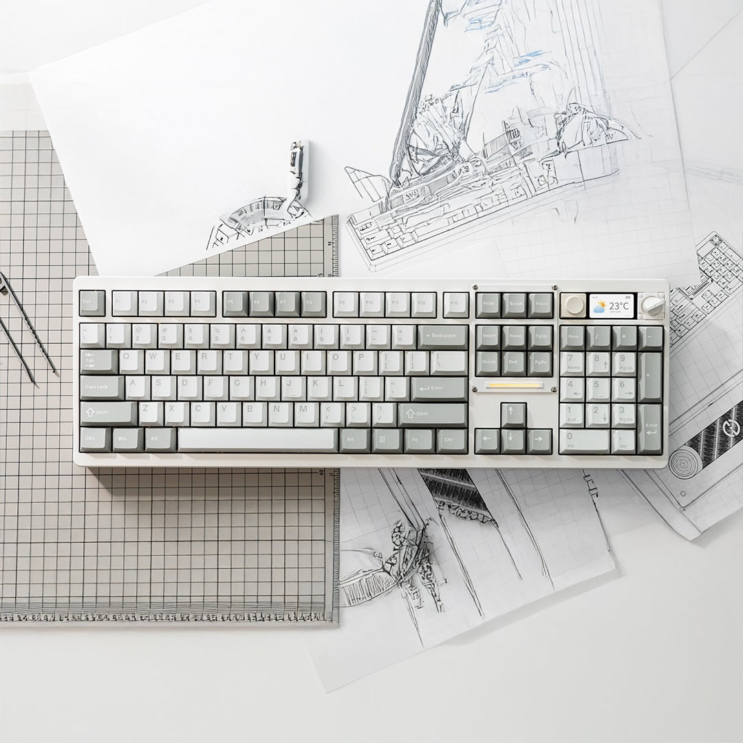 Chilkey ND104 CNC Aluminum Hotswap Wireless RGB Keyboard MKY5EJM5XC |77435|