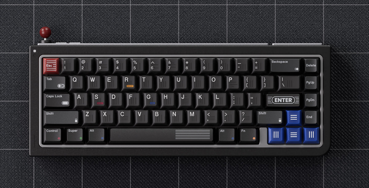 80Retros Game 1989 Black Translucent * Keycap Set MKY1PT8M4E |77580|