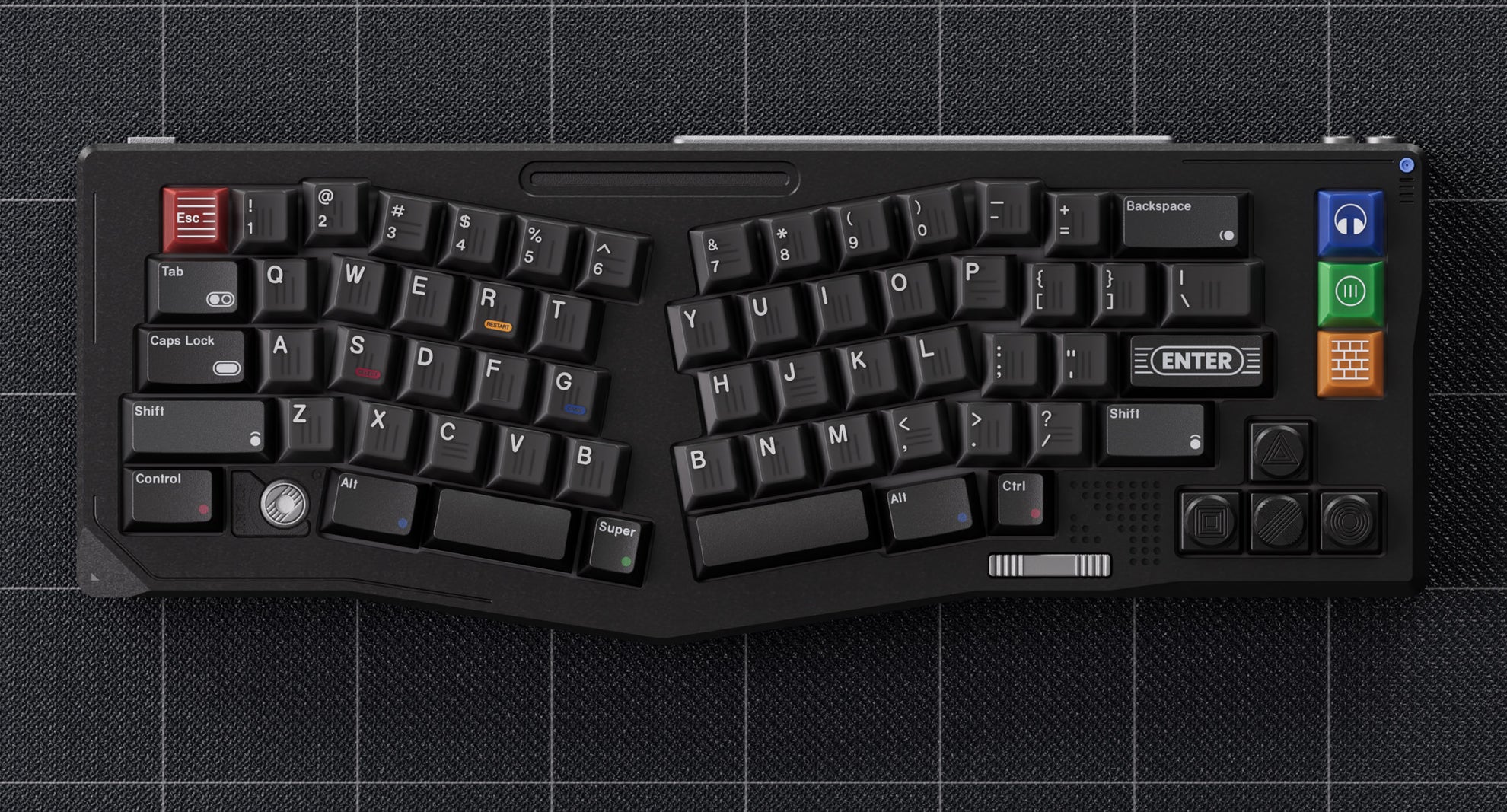 80Retros Game 1989 Black Translucent * Keycap Set MKY1PT8M4E |77585|