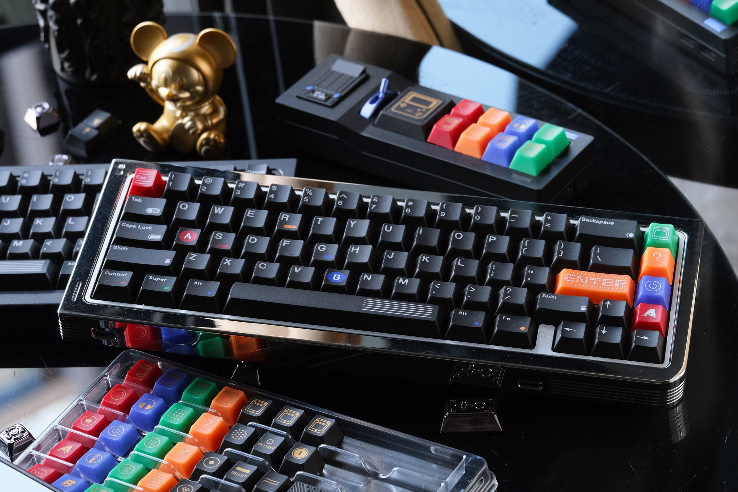 80Retros Game 1989 Black Translucent * Keycap Set MKY1PT8M4E |77581|