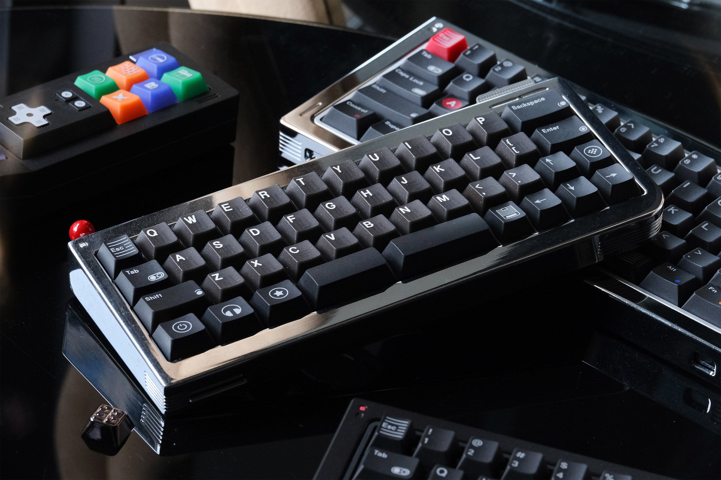 80Retros Game 1989 Black Translucent Keycap Set
