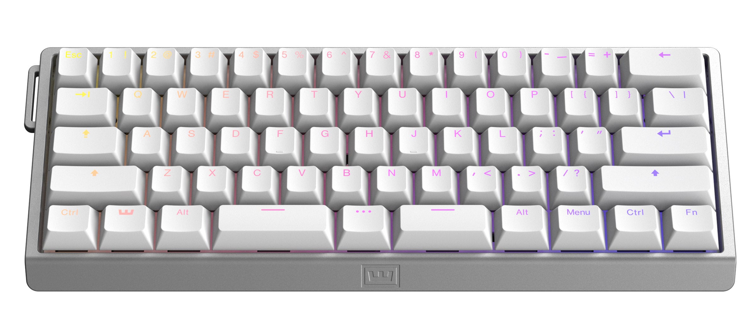 キーボード Wooting 60HE V2 Alminium ANSI Split Wooting 60HE V2 Gaming Keyboard- Authorized Reseller in Canada