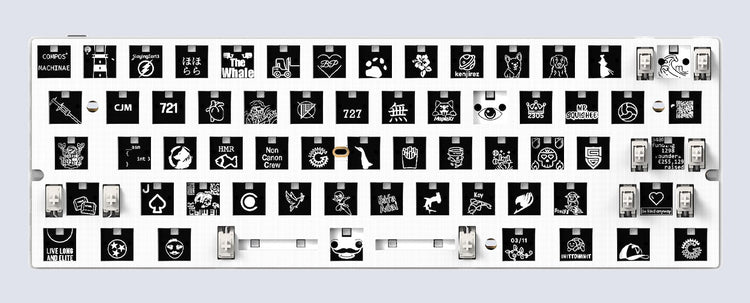 Wooting 60HE V2 * Magnetic 8K Keyboard PCB Module MKROYPXIS9 |0|
