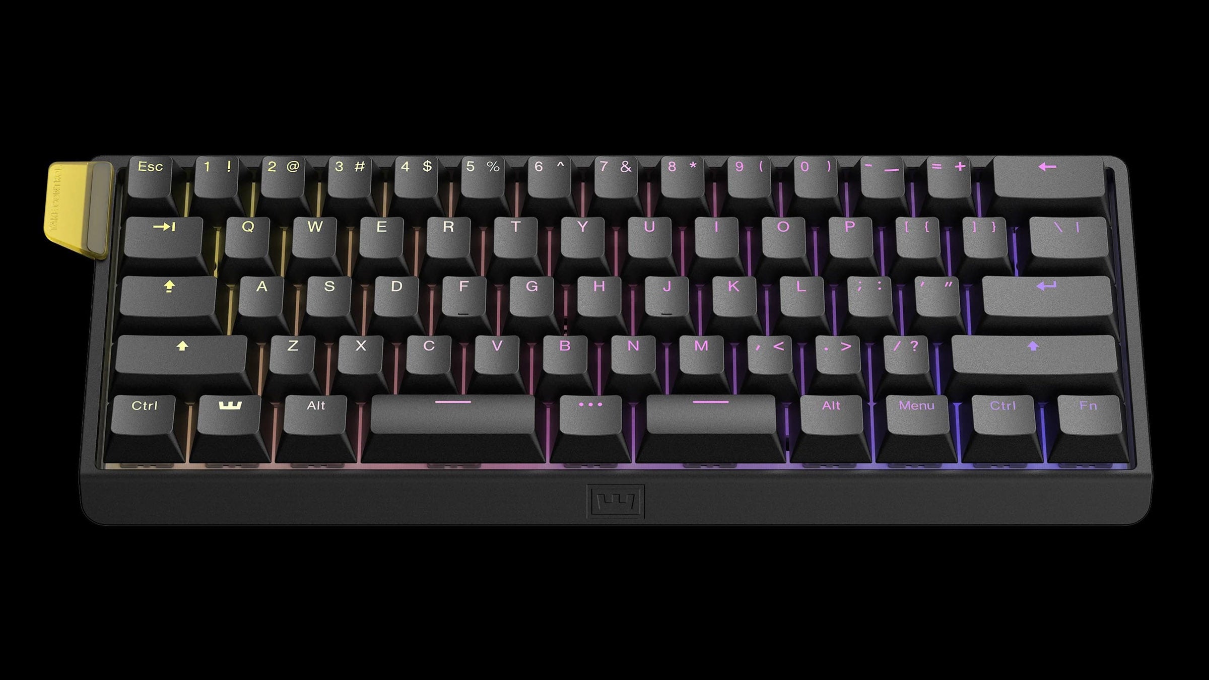キーボード Wooting 60HE v2 Split-spacebar Wooting 60HE V2 Magnetic 8K Keyboard