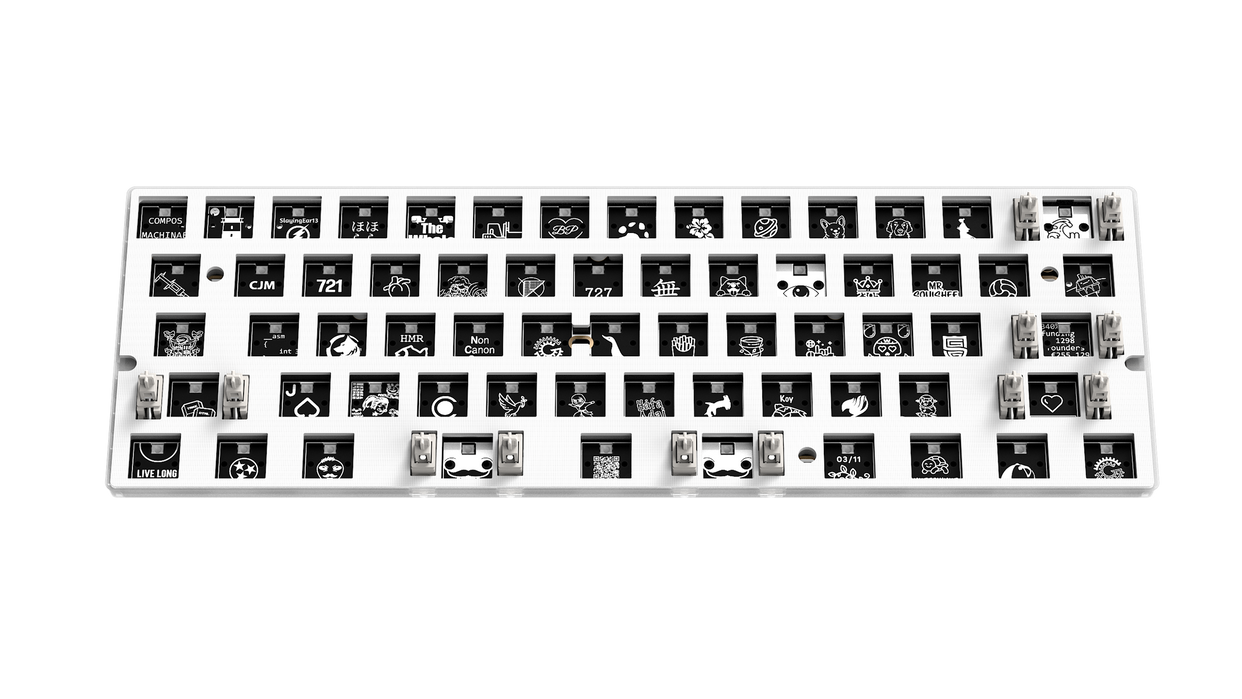 Wooting 60HE V2 * Magnetic 8K Keyboard PCB Module MKROYPXIS9 |77610|