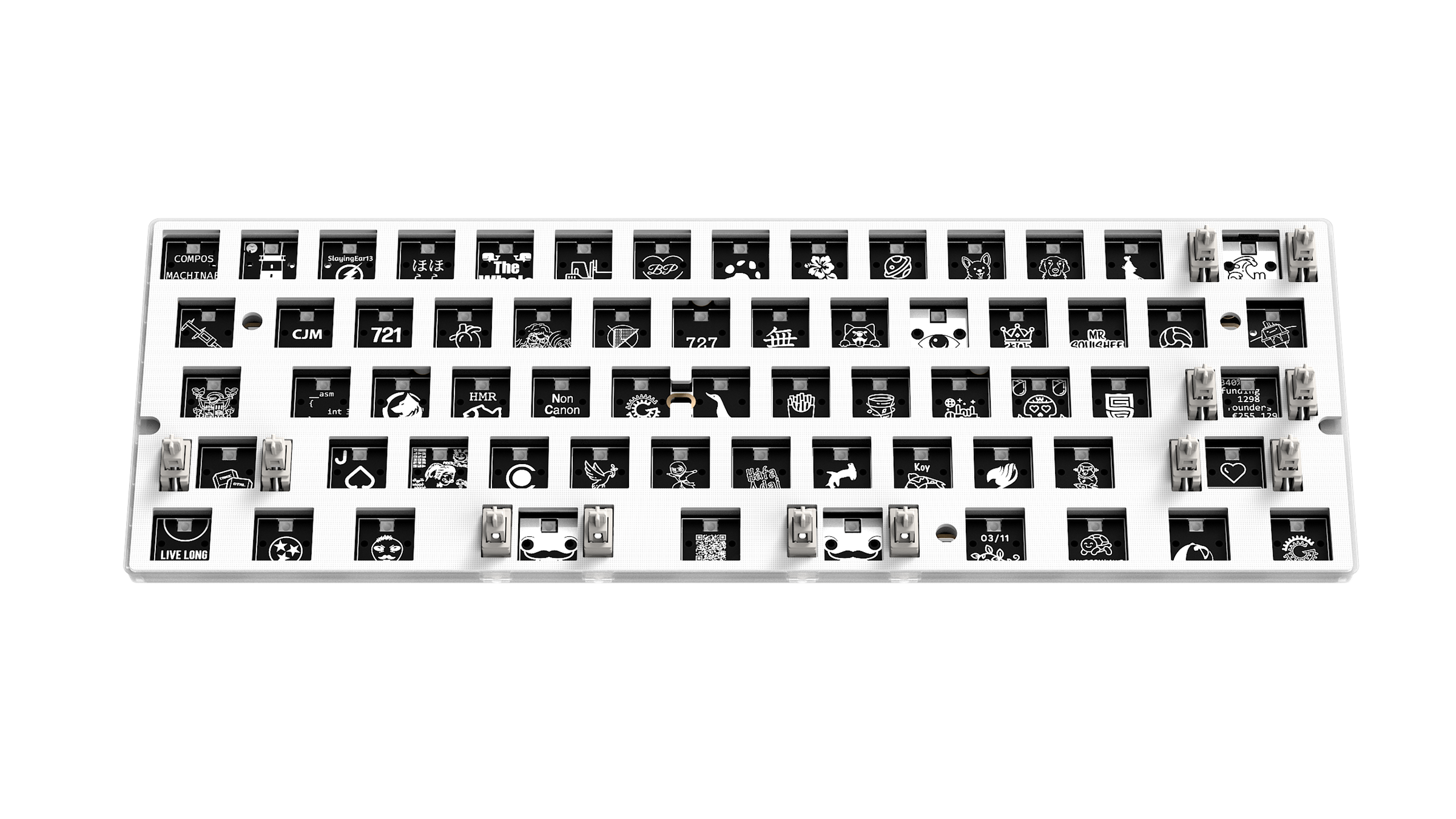 Wooting 60HE V2 * Magnetic 8K Keyboard PCB Module MKROYPXIS9 |77610|
