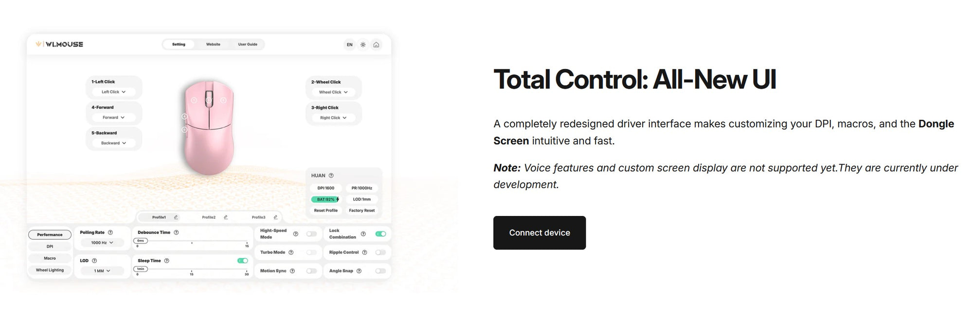 MK x WLMOUSE Huan Wireless 8K Mouse MKWZ8T5YLM |77670|