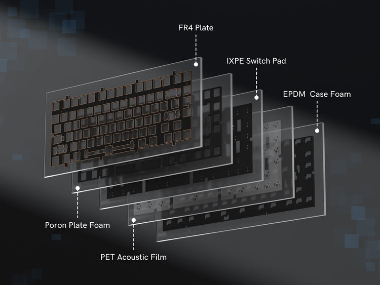 Womier SK75 TMR Magnetic 8K Aluminum Wireless RGB Keyboard MK72VX3L6T |77655|