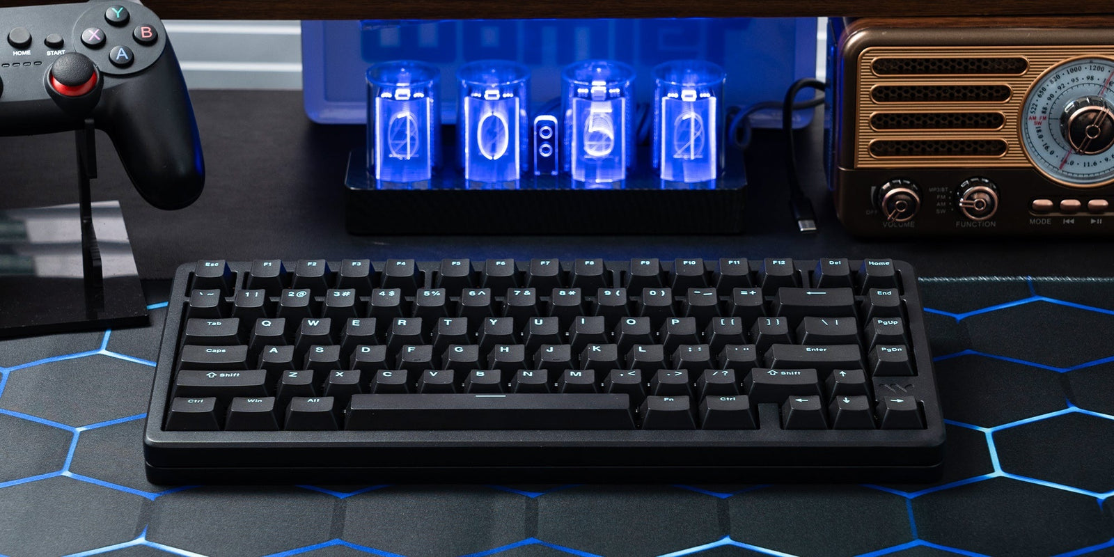 Womier SK75 TMR Magnetic 8K Aluminum Wireless RGB Keyboard MKOTK64VHU |77649|