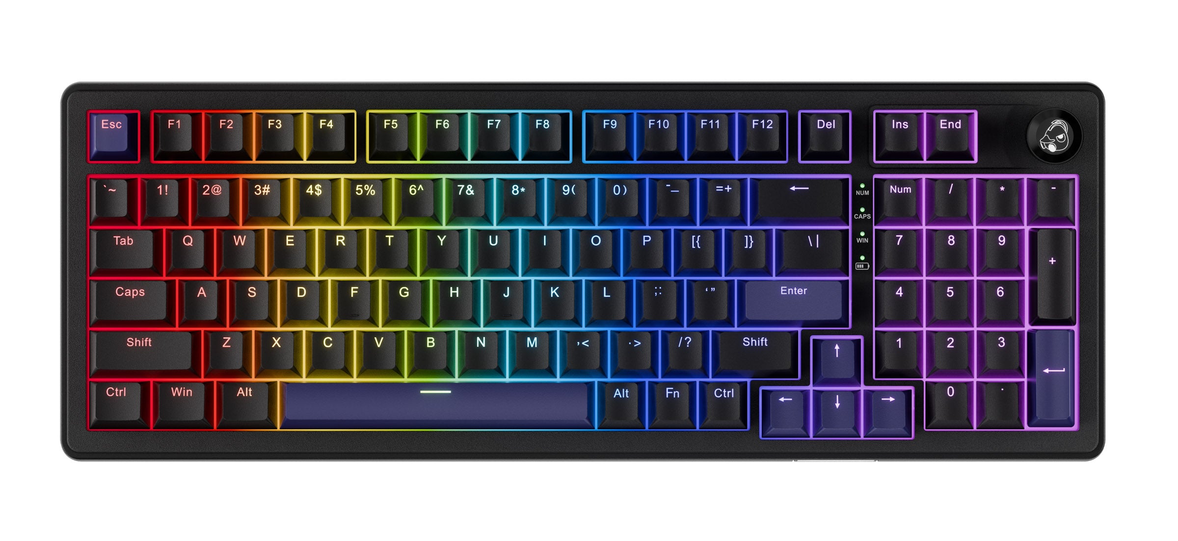 Ducky OK-M 98 Hotswap Wireless RGB Keyboard keyboard image