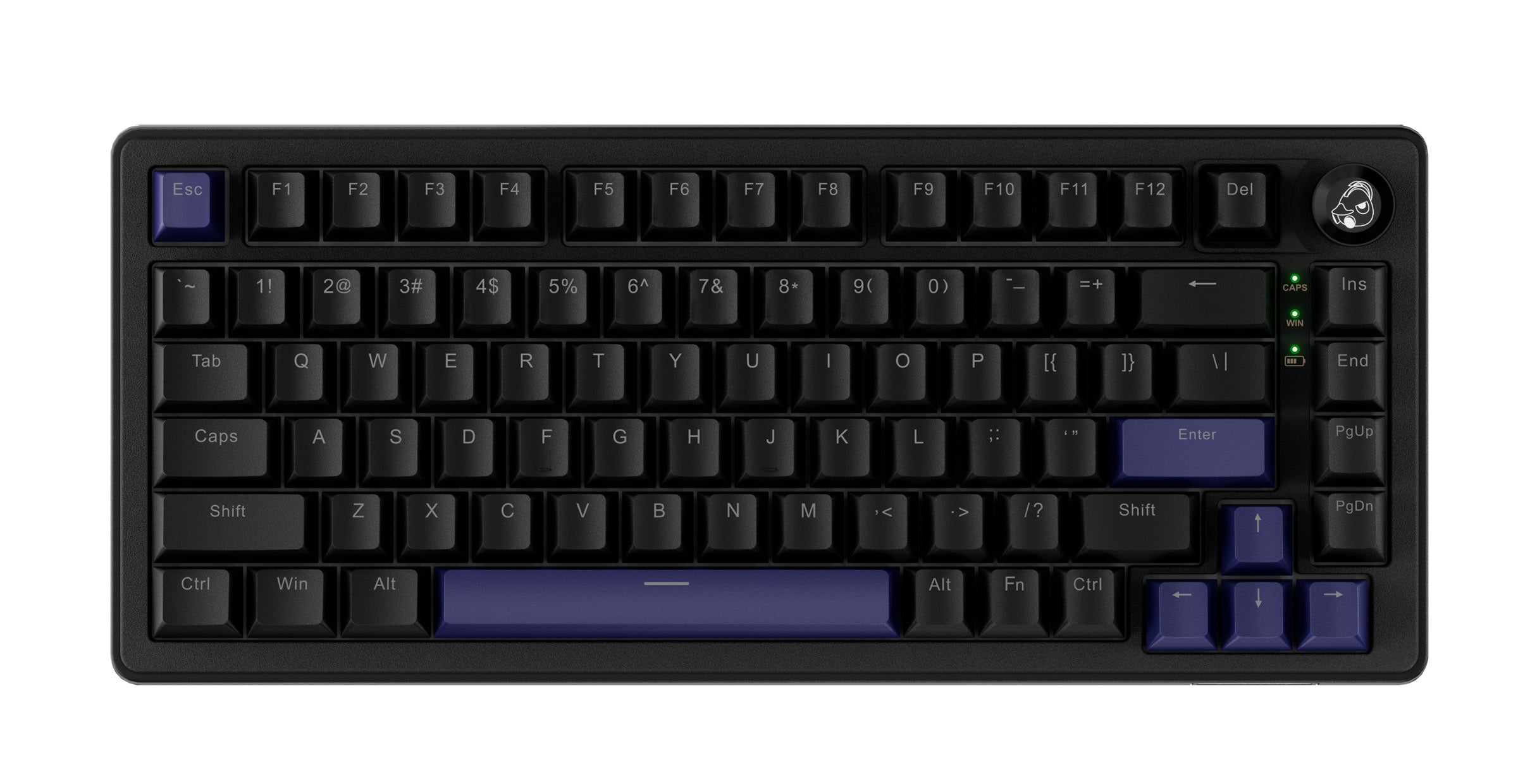 Ducky OK-M 75 75% Hotswap Wireless RGB Keyboard keyboard image