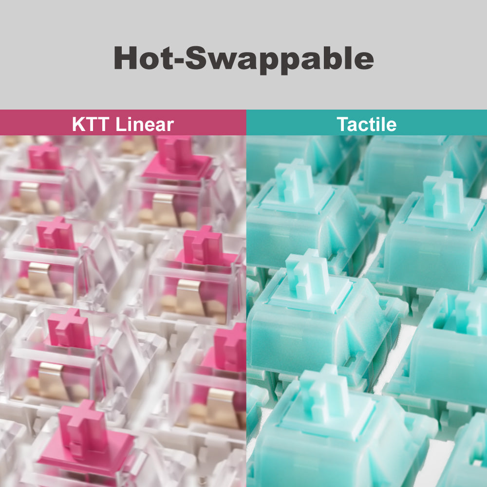 Ducky OK-M 65 65% Hotswap Wireless RGB Keyboard MKRMY272IA |77949|