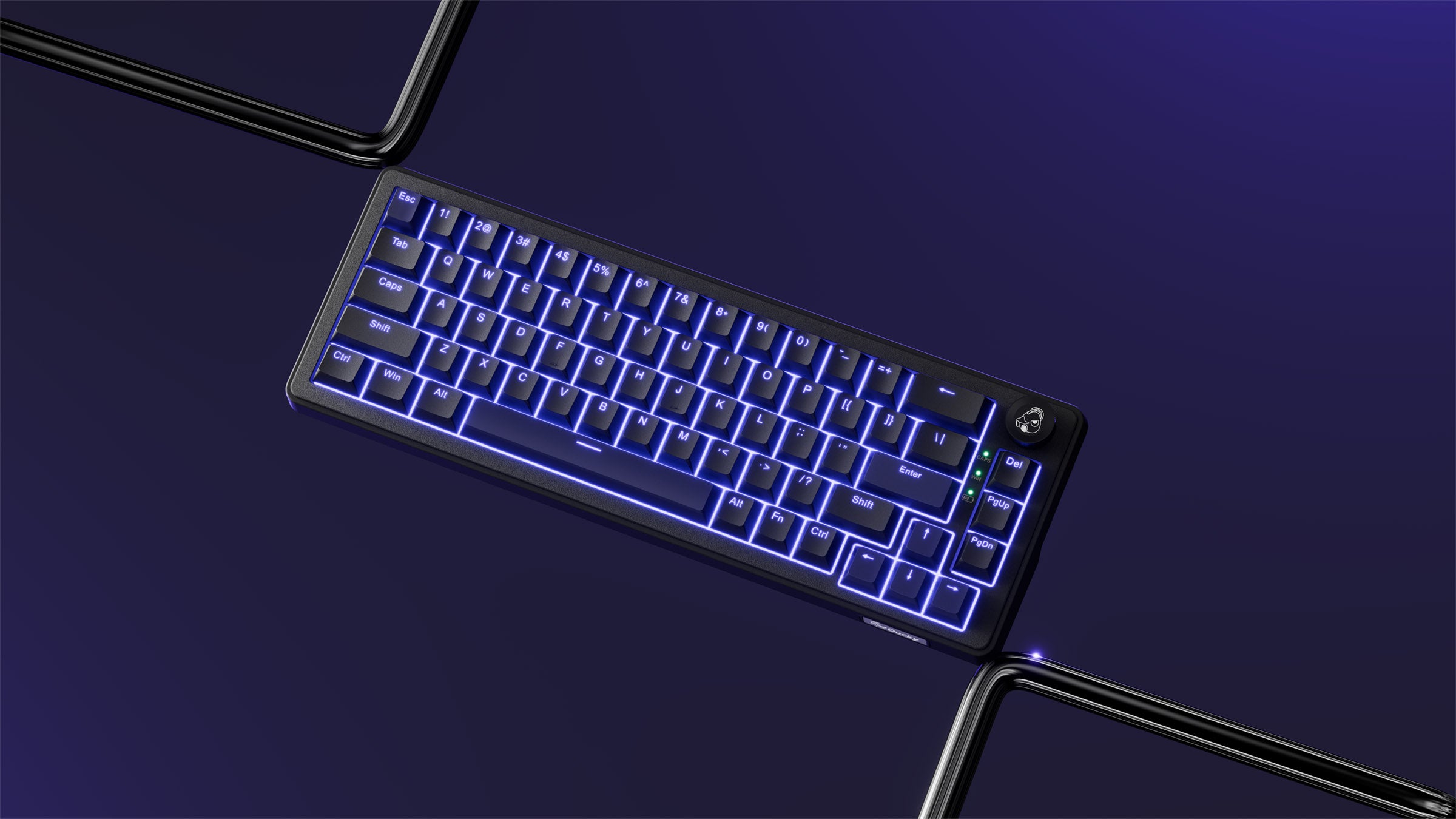 Ducky OK-M 65 65% Hotswap Wireless RGB Keyboard MKRMY272IA |77947|