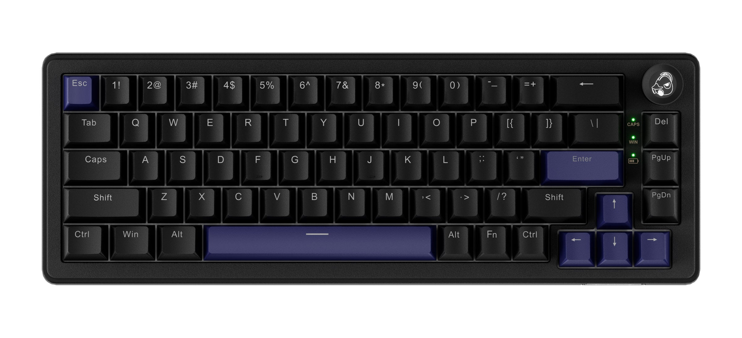 Ducky OK-M 65 65% Hotswap Wireless RGB Keyboard keyboard image
