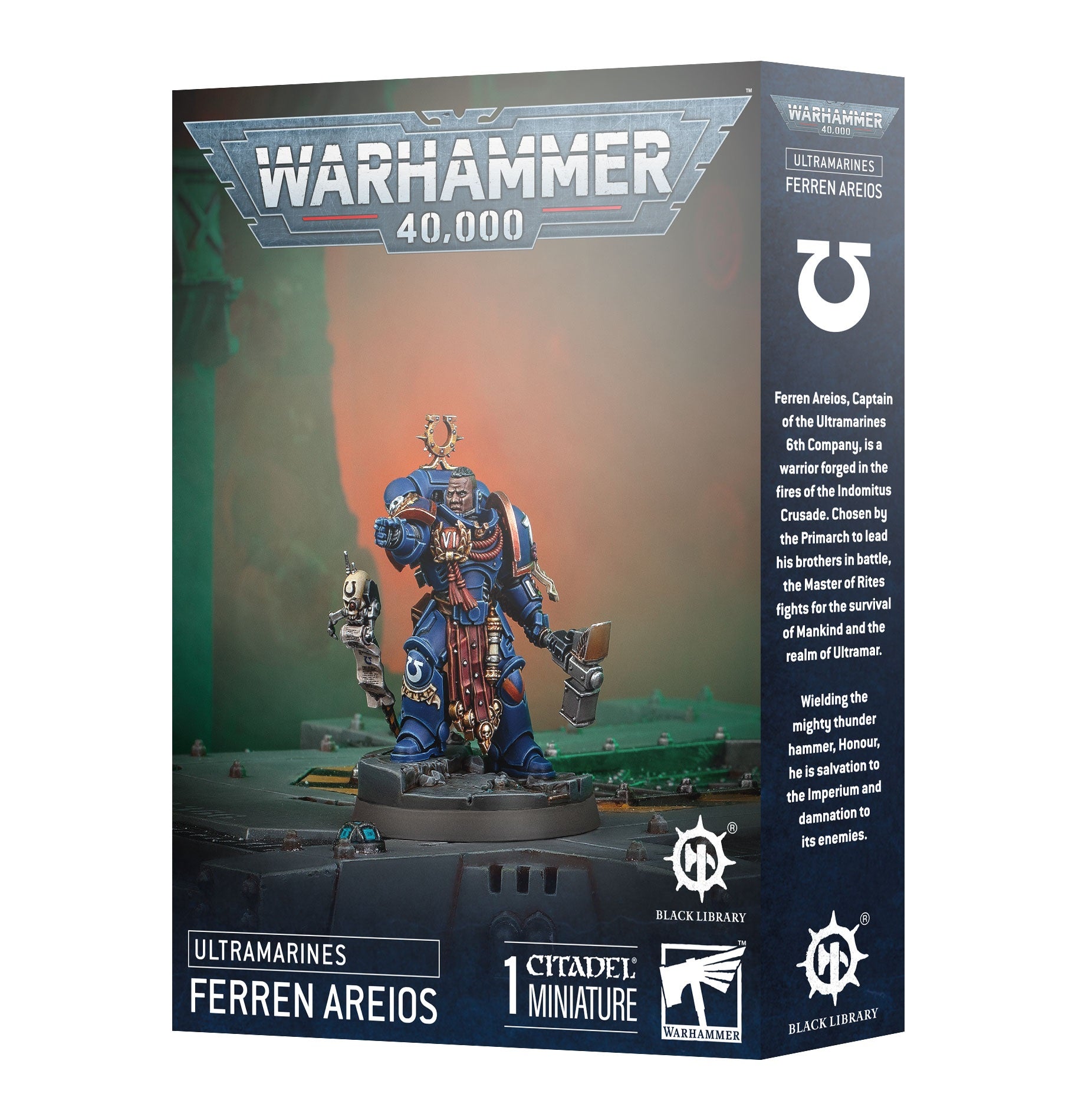 Warhammer 40000 Ultramarines Ferren Areios MK577O9TPN |0|
