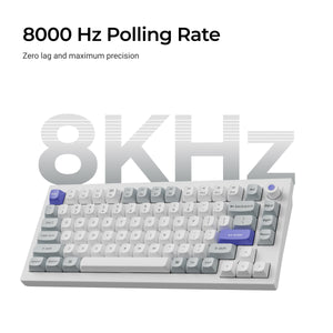 Keychron Q1 HE 8K * Aluminum 75% Hotswap RGB Keyboard MKCC0J25XT |77703|