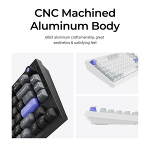 Keychron Q1 HE 8K * Aluminum 75% Hotswap RGB Keyboard MKCC0J25XT |77700|