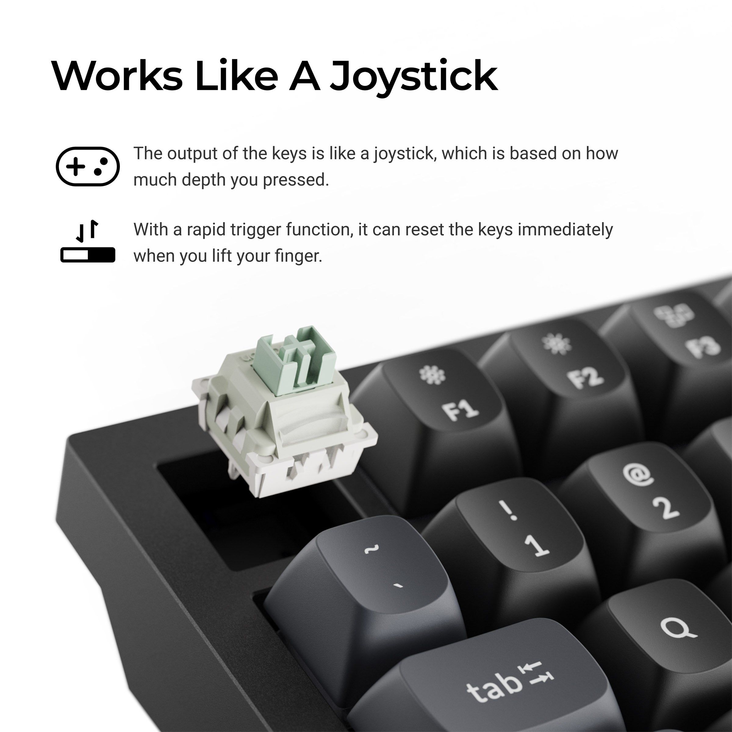Keychron Q1 HE 8K Aluminum 75% Hotswap RGB Keyboard keyboard image