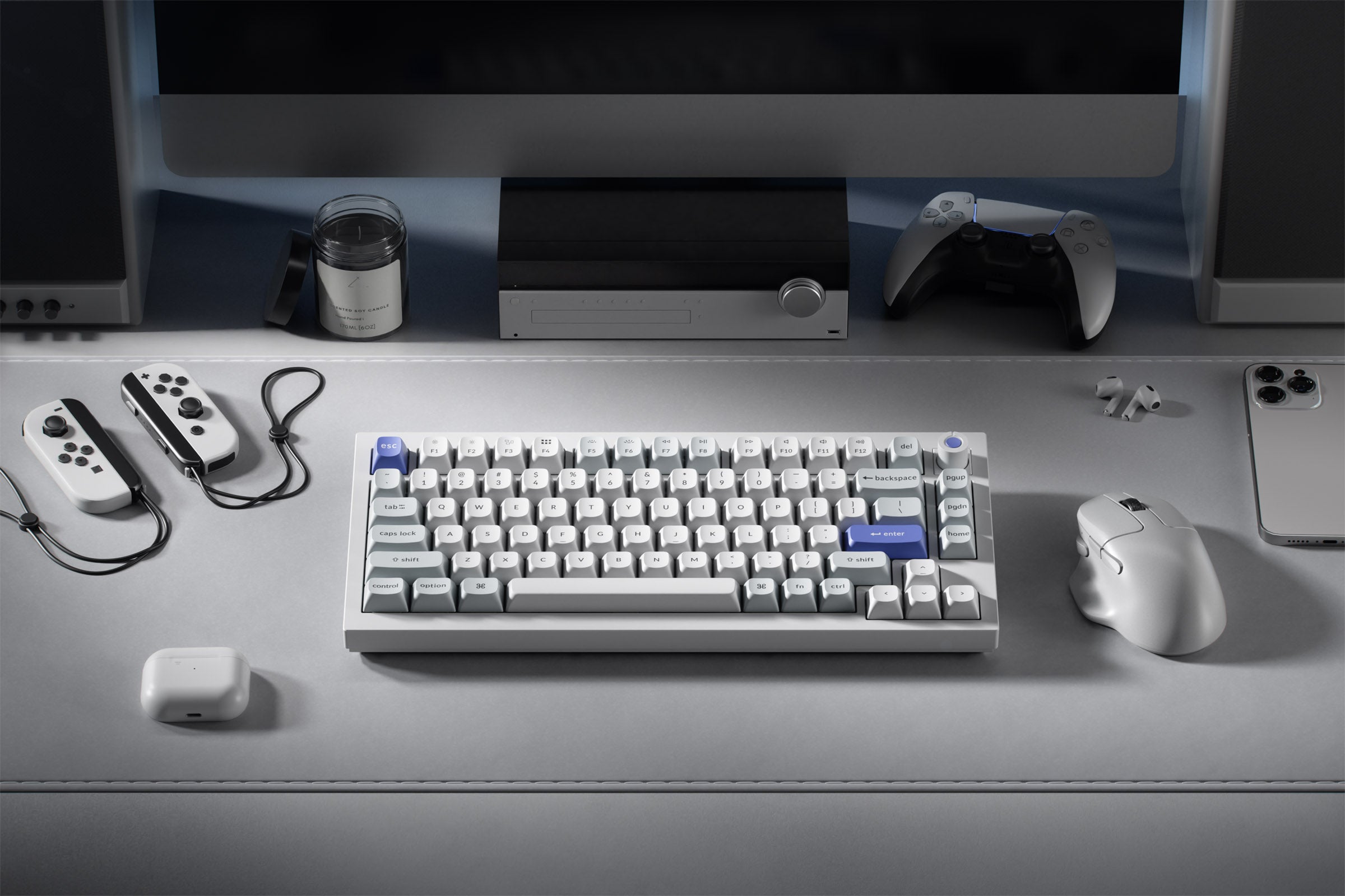 Keychron Q1 HE 8K * Aluminum 75% Hotswap RGB Keyboard MKCC0J25XT |77710|