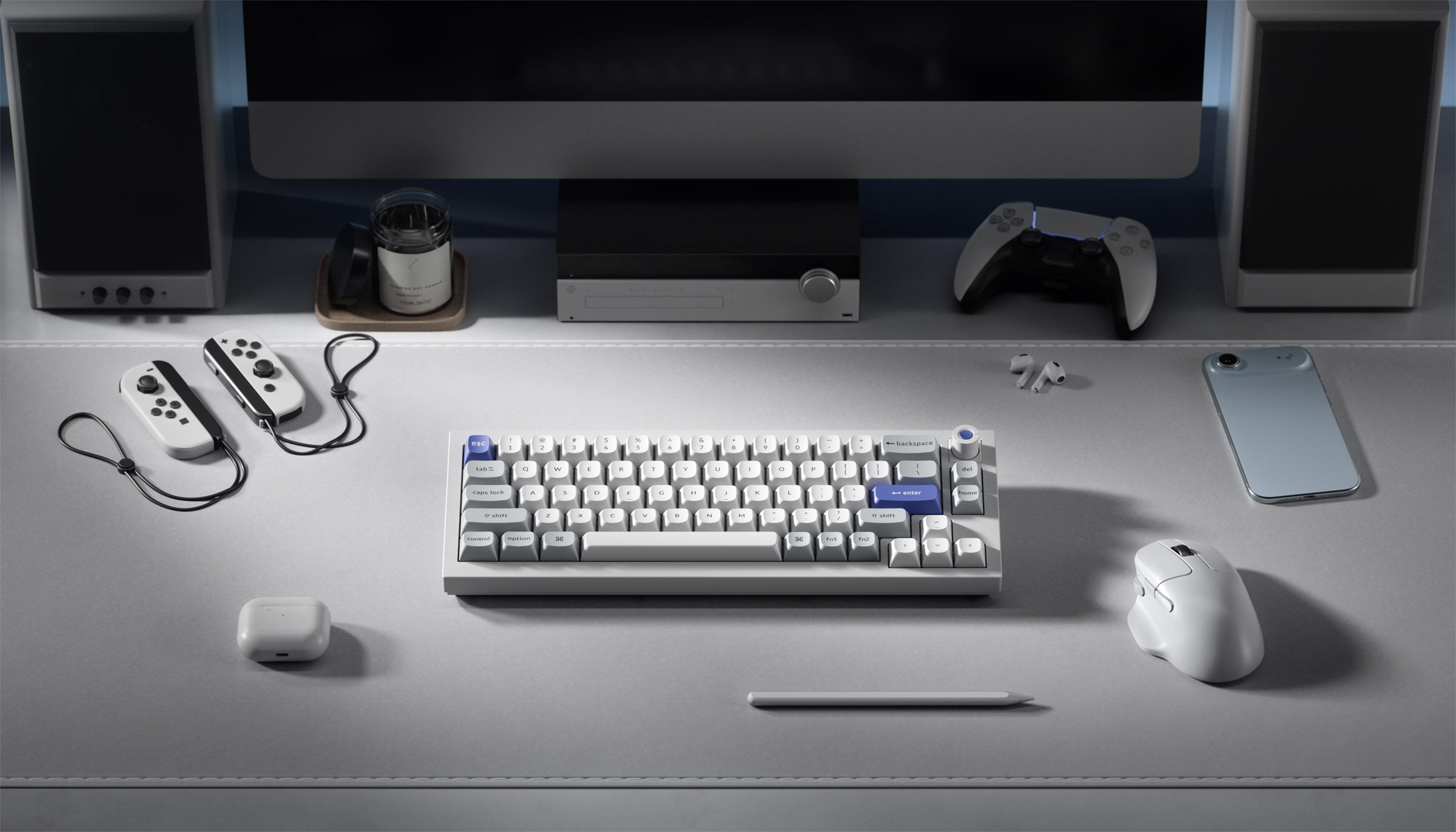 Keychron Q2 HE 8K Aluminum 65% Hotswap RGB Keyboard MKG4Q0GT22 |77734|