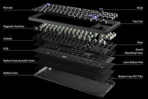 Keychron Q3 HE 8K * Aluminum TKL Hotswap RGB Keyboard MKMQE6ESHZ |77746|