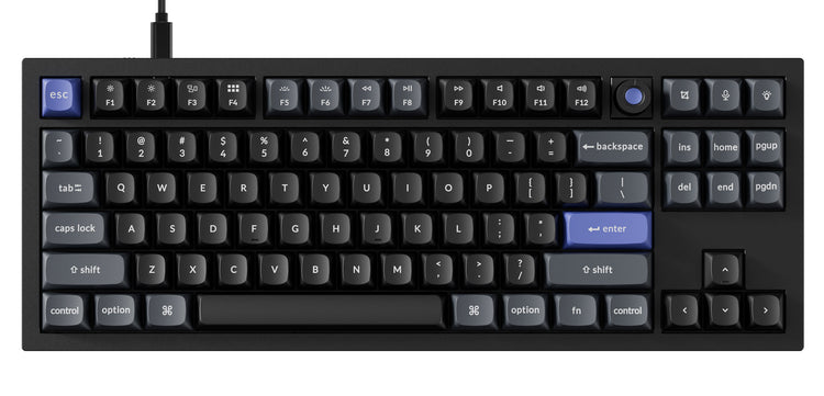 Keychron Q3 HE 8K * Aluminum TKL Hotswap RGB Keyboard MKMQE6ESHZ |0|