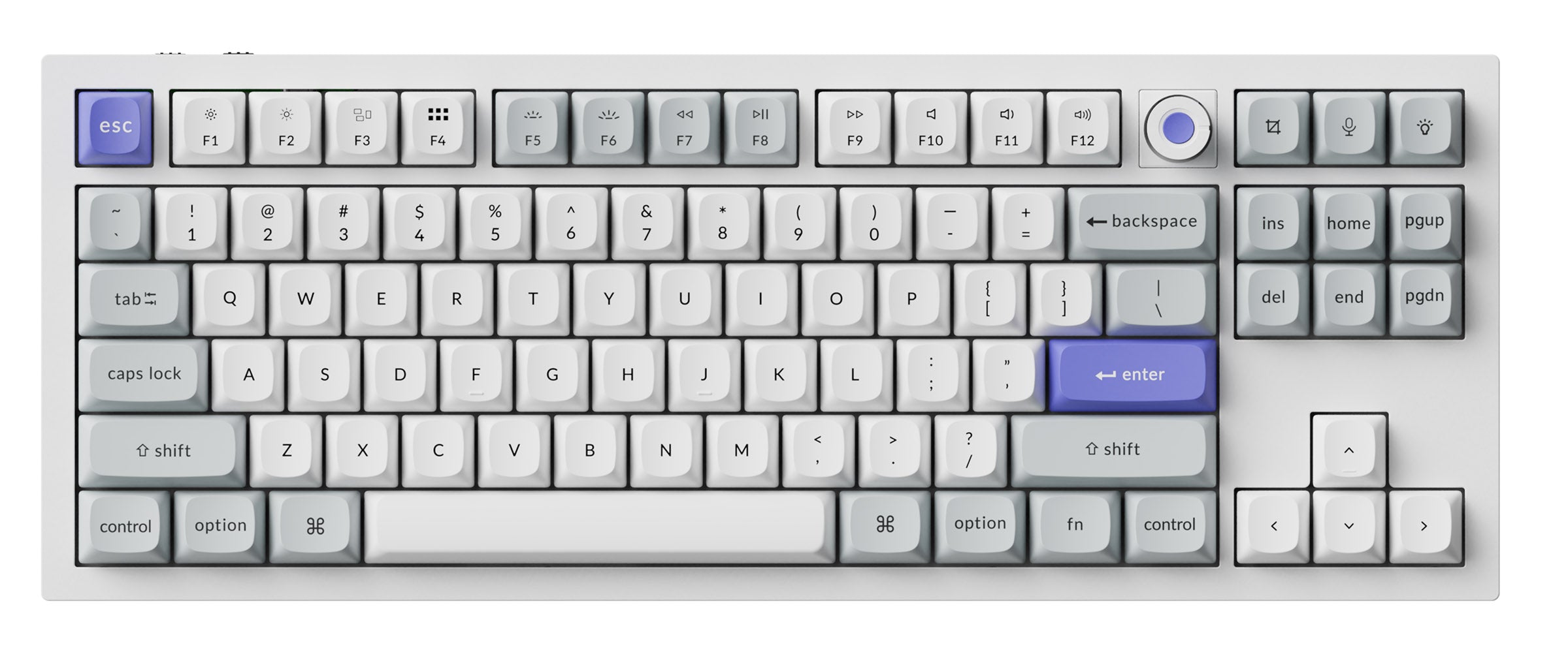 Keychron Q3 HE TMR 8K Aluminum TKL Hotswap RGB Keyboard