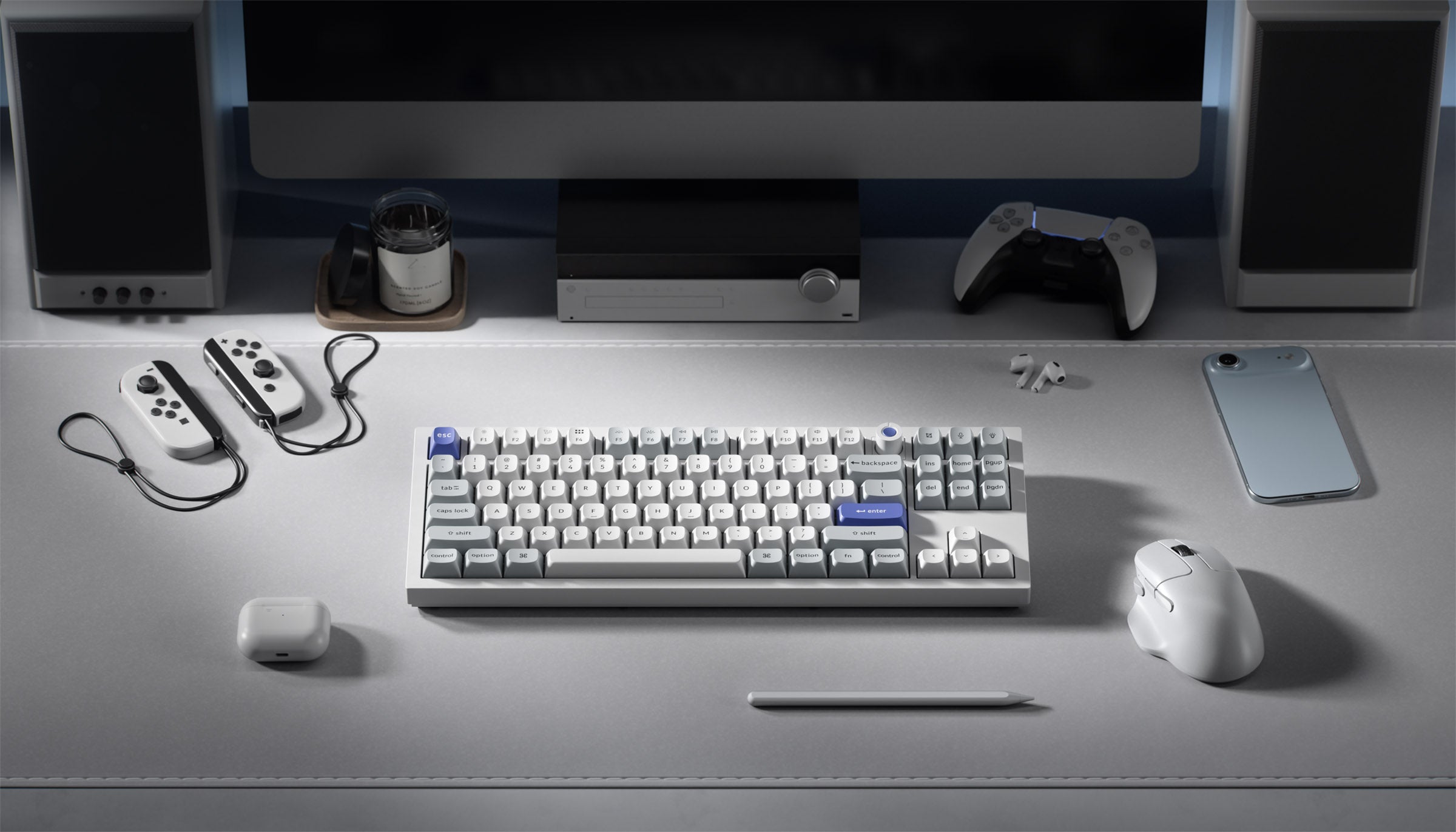 Keychron Q3 HE TMR 8K Aluminum TKL Hotswap RGB Keyboard